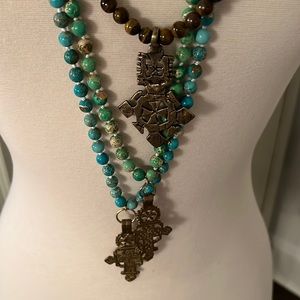 Spanish Cross Necklace Trio